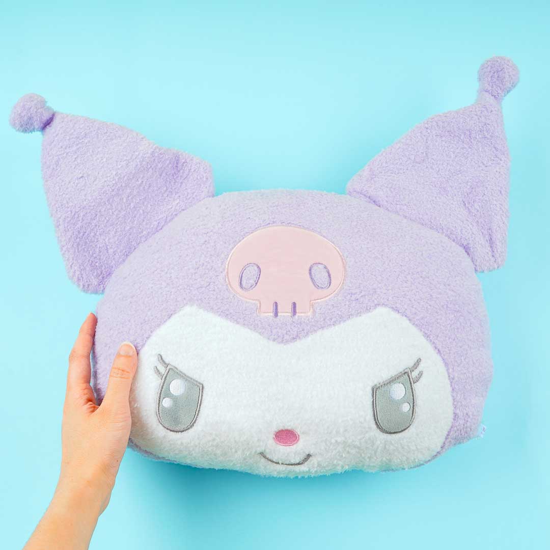 Kuromi Glow-In-The-Dark Face Cushion