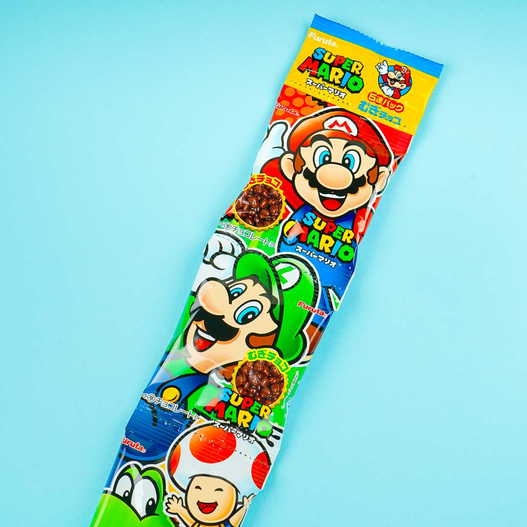 Super Mario 3D World Choco Coated Snacks - 5 pcs