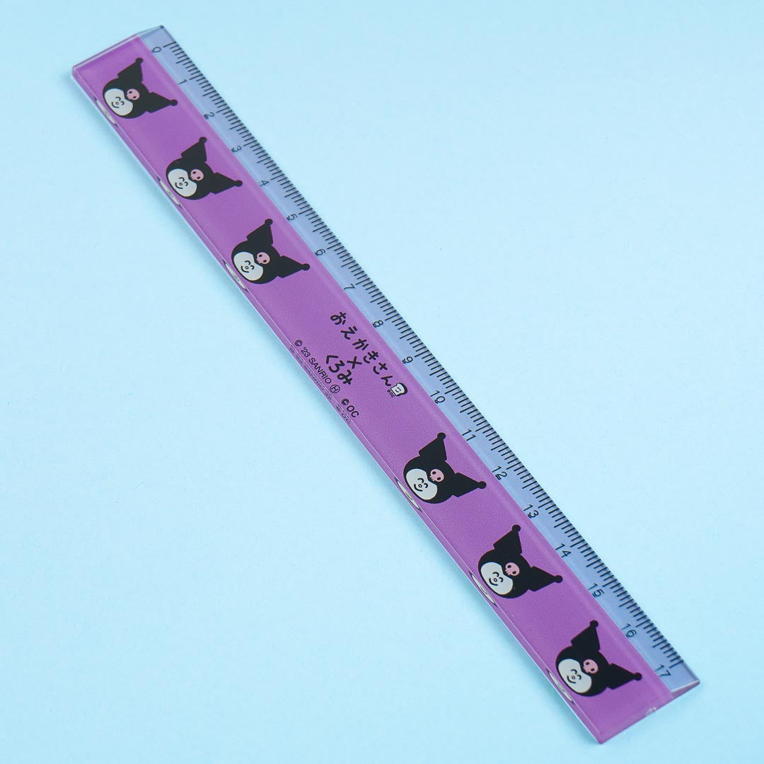 Kuromi x Oekaki-San Happy Doodle Ruler