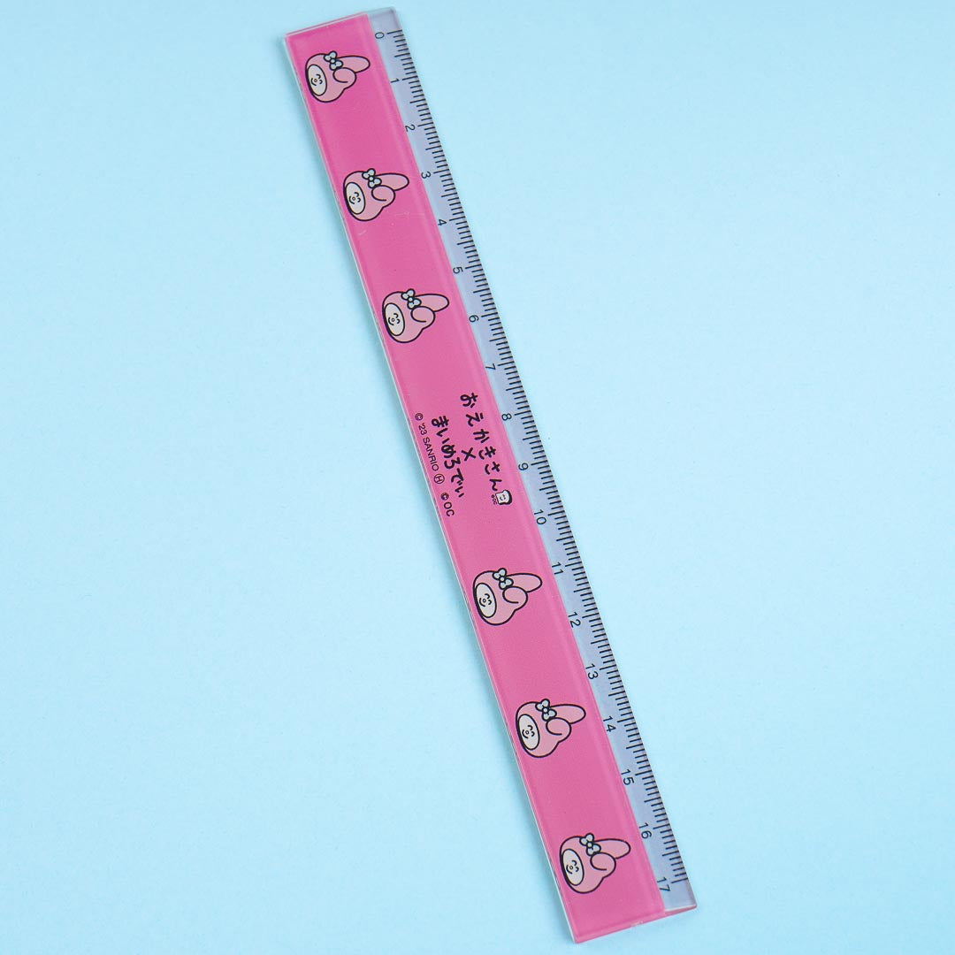 My Melody x Oekaki-San Happy Doodle Ruler