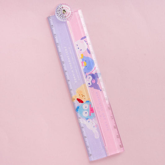 Sanrio Characters Folding Ruler With Protractor
