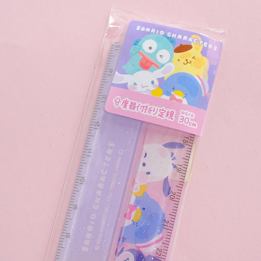 Sanrio Characters Folding Ruler With Protractor