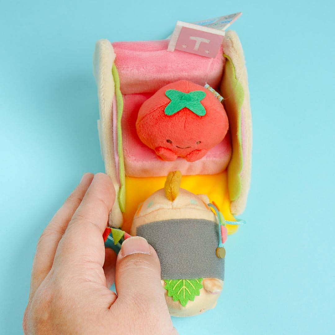 Sumikko Gurashi Food Kingdom Plushie Set - Tomato & Rice Pony / Mini