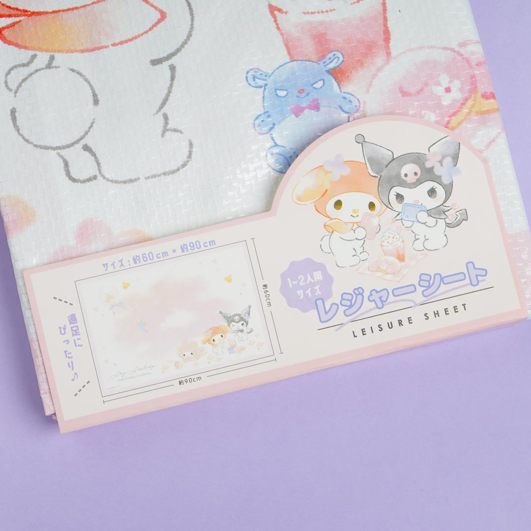 My Melody & Kuromi Flowery Clouds Leisure Sheet