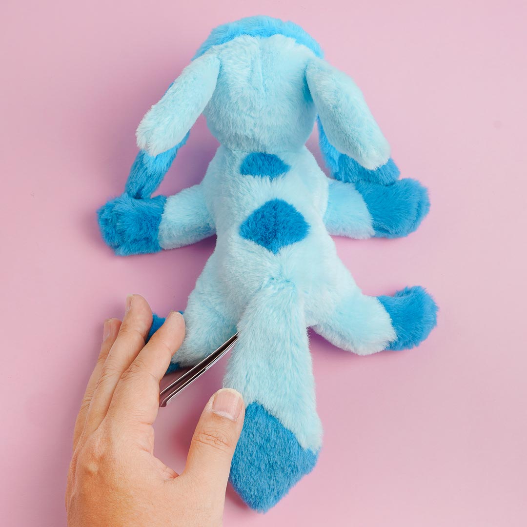 Pokemon Fluffy Standing Plushie - Glaceon / Medium