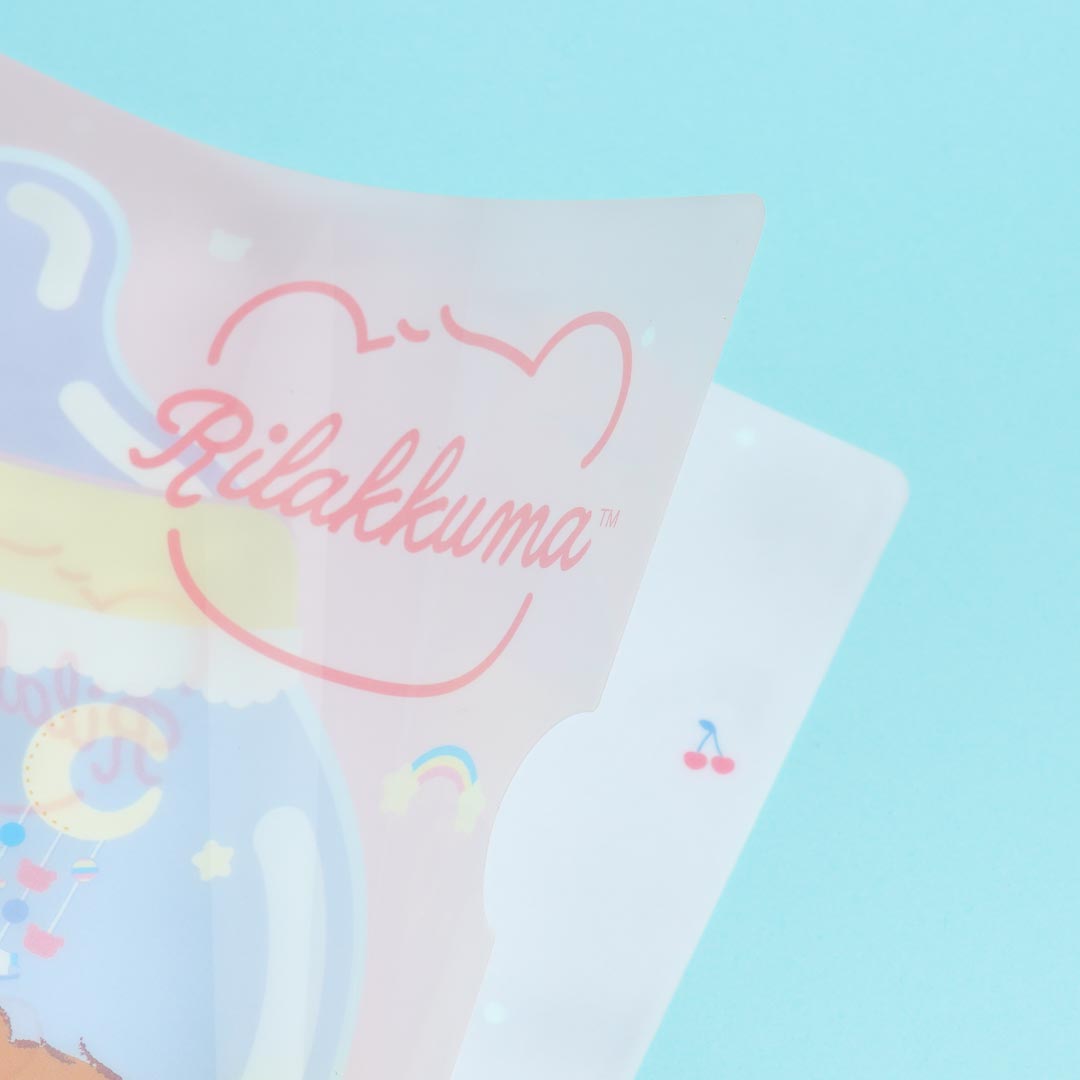 Rilakkuma Baby Bottle A4 Clear File Folder