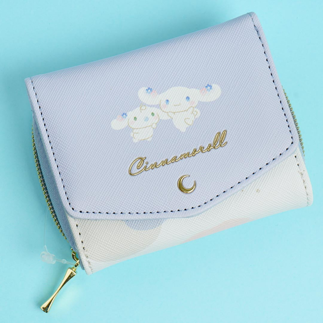Cinnamoroll & Milk Crescent Moon Tri-Fold Wallet