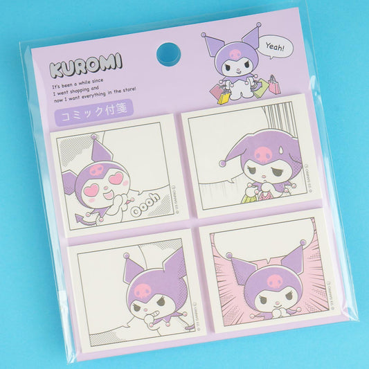 Kuromi Cute Comic Sticky Note Set