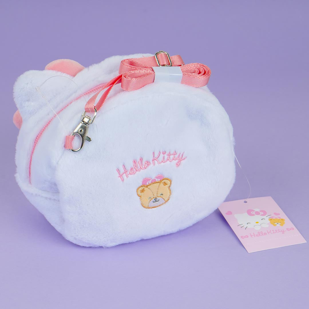 Hello Kitty Fluffy Face Sling Bag