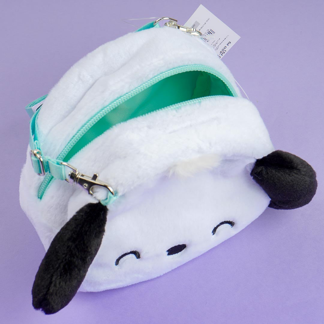 Pochacco Fluffy Face Sling Bag