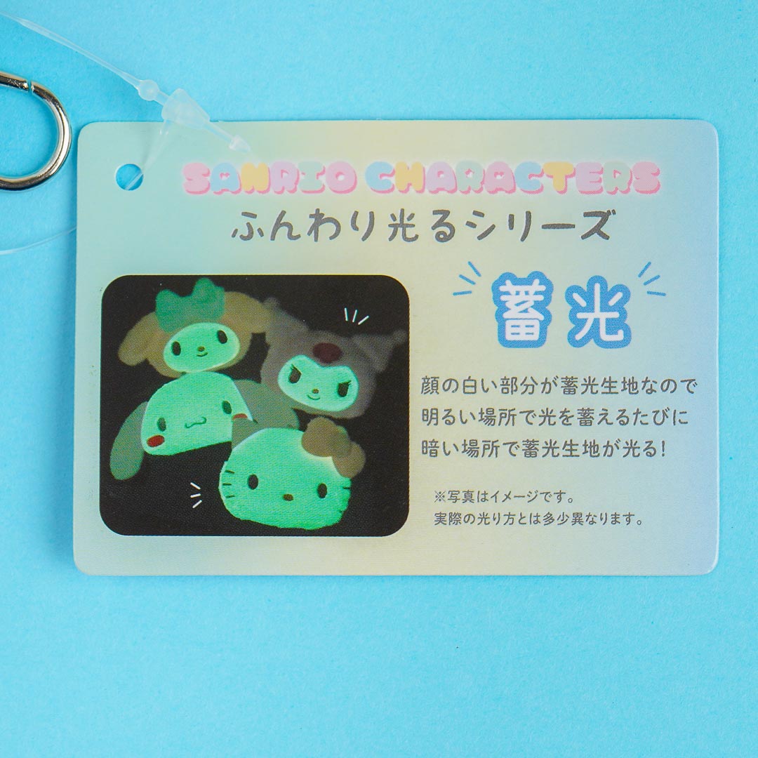 Cinnamoroll Fluffy Luminous Face Pouch & Card Case