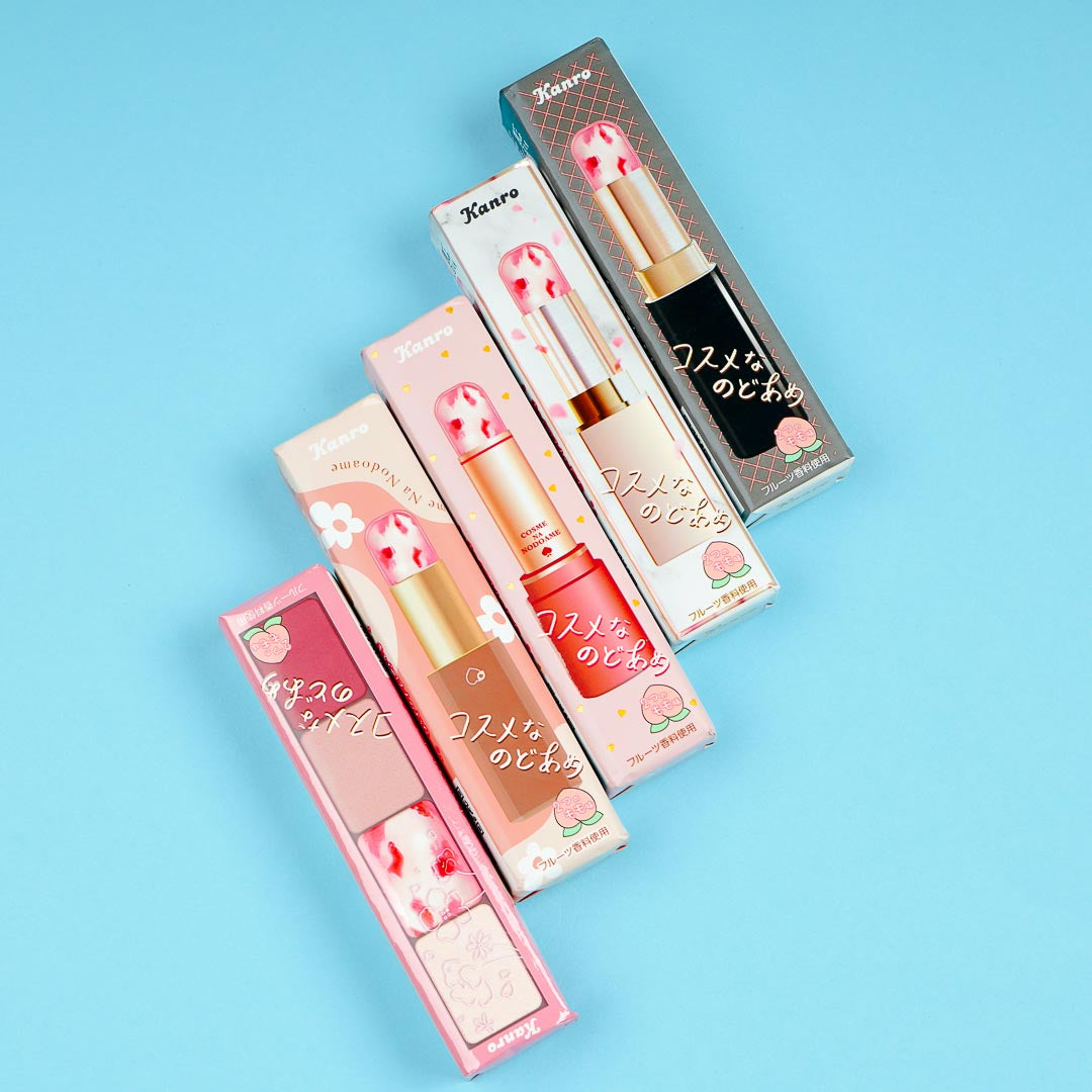 Kanro Cosmetic Lipstick Throat Candy - Strawberry Peach