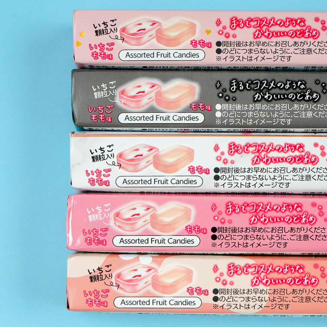 Kanro Cosmetic Lipstick Throat Candy - Strawberry Peach
