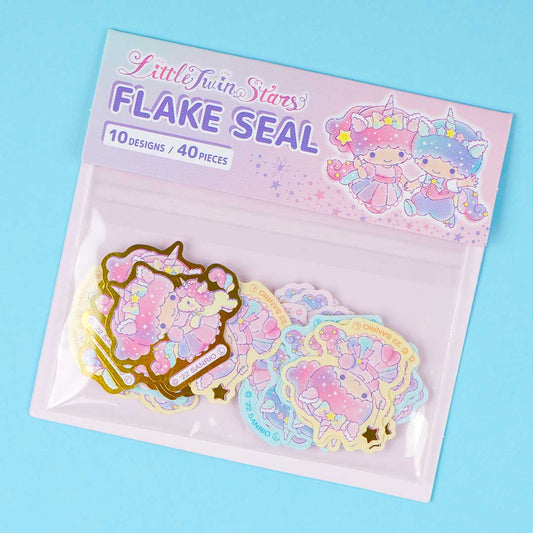 Little Twin Stars Golden Unicorn Sticker Flakes