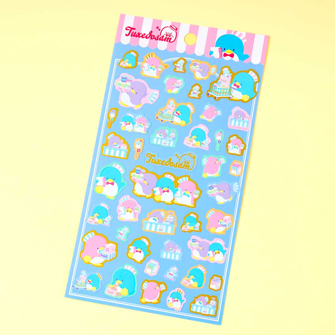 Tuxedosam Golden Fancy Shop Mini Stickers