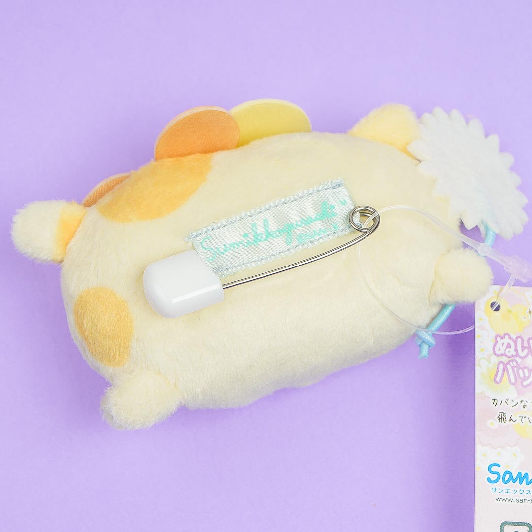 Sumikko Gurashi Fairy Flower Garden Plushie Badge - Neko