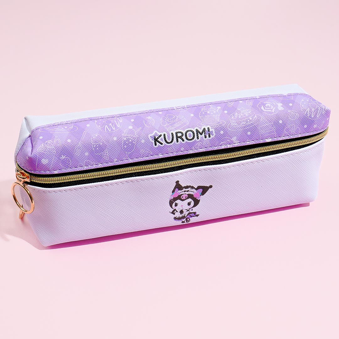 Kuromi Lolita Cafe Double Pocket Pen Case