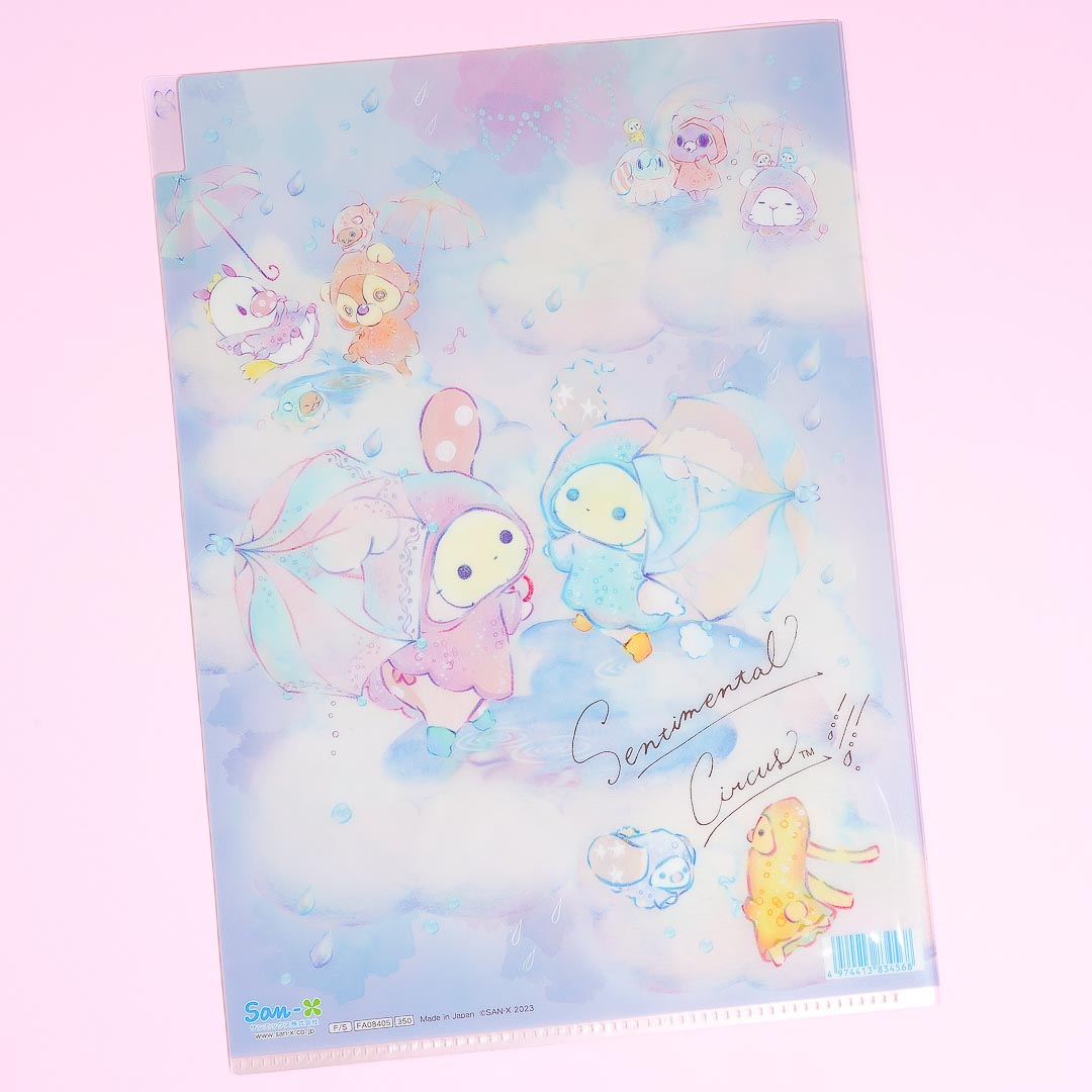 Sentimental Circus Rainy Day Multi-Pocket A4 File Folder