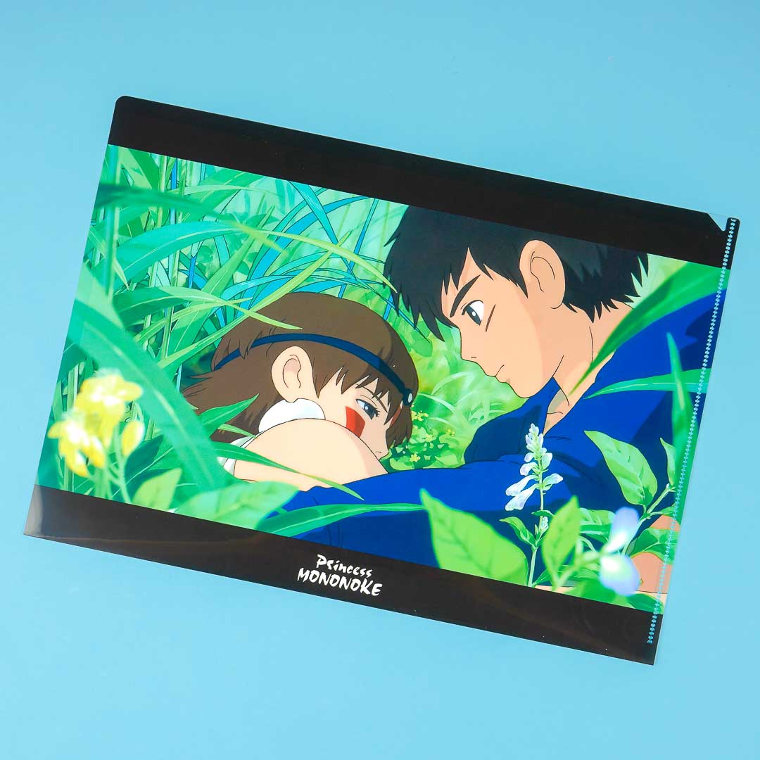 Princess Mononoke A4 File Folder - Ashitaka & San
