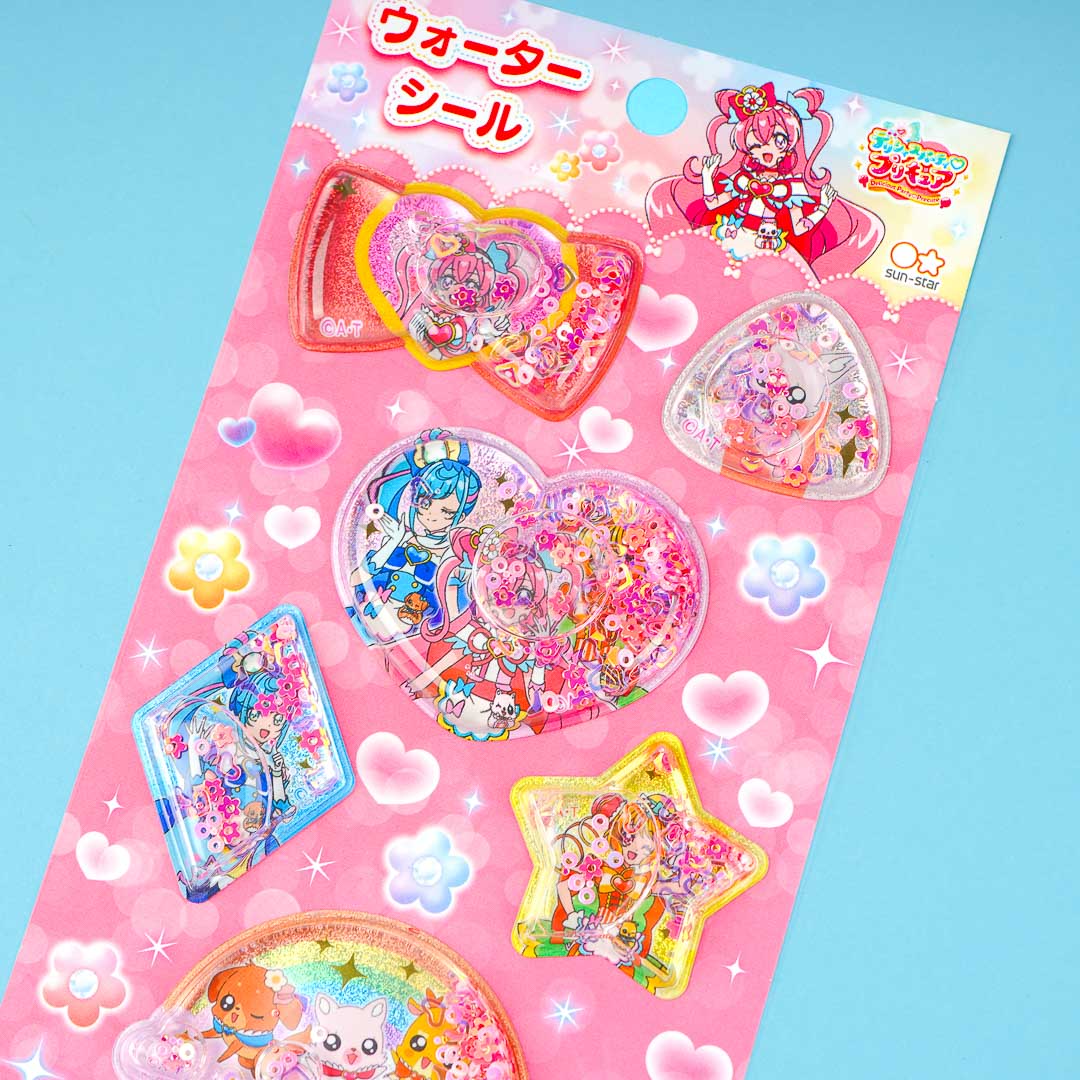 Delicious Party Pretty Cure Glittery Water In Seal Stickers