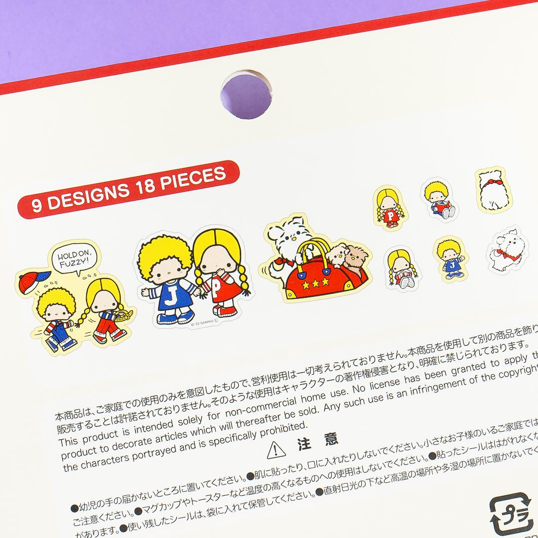 Patty & Jimmy Retro Sticker Flakes