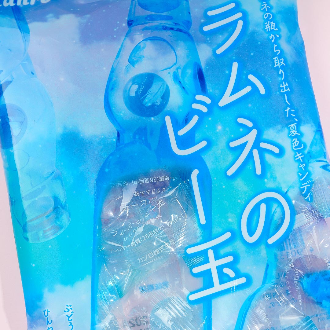 Kanro Ramune Candy - Menthol & Grapes