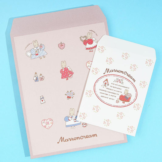 Marron Cream French Country Envelope Set