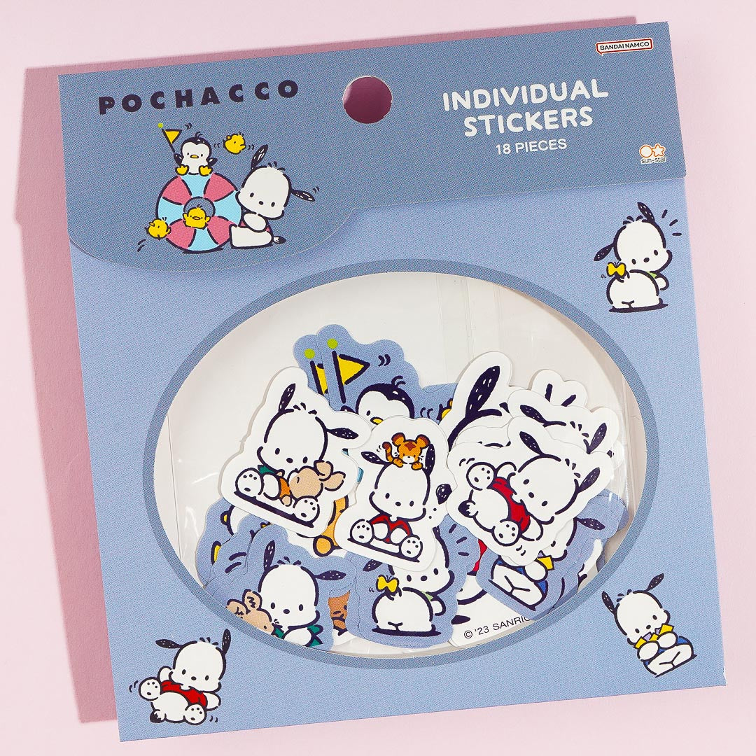 Pochacco Retro Sticker Flakes