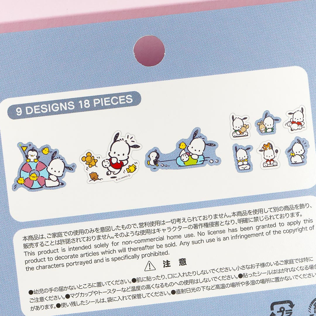 Pochacco Retro Sticker Flakes