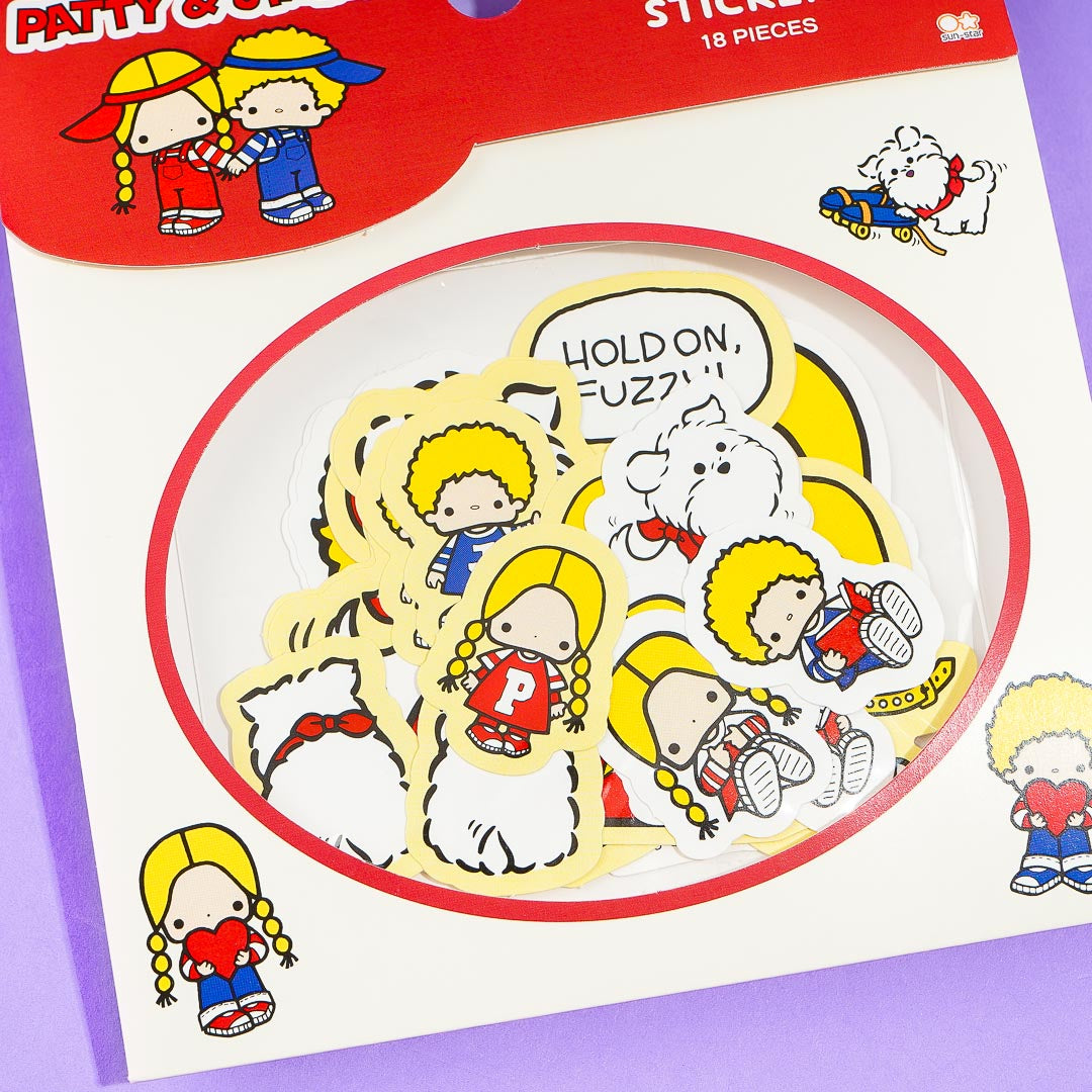 Patty & Jimmy Retro Sticker Flakes
