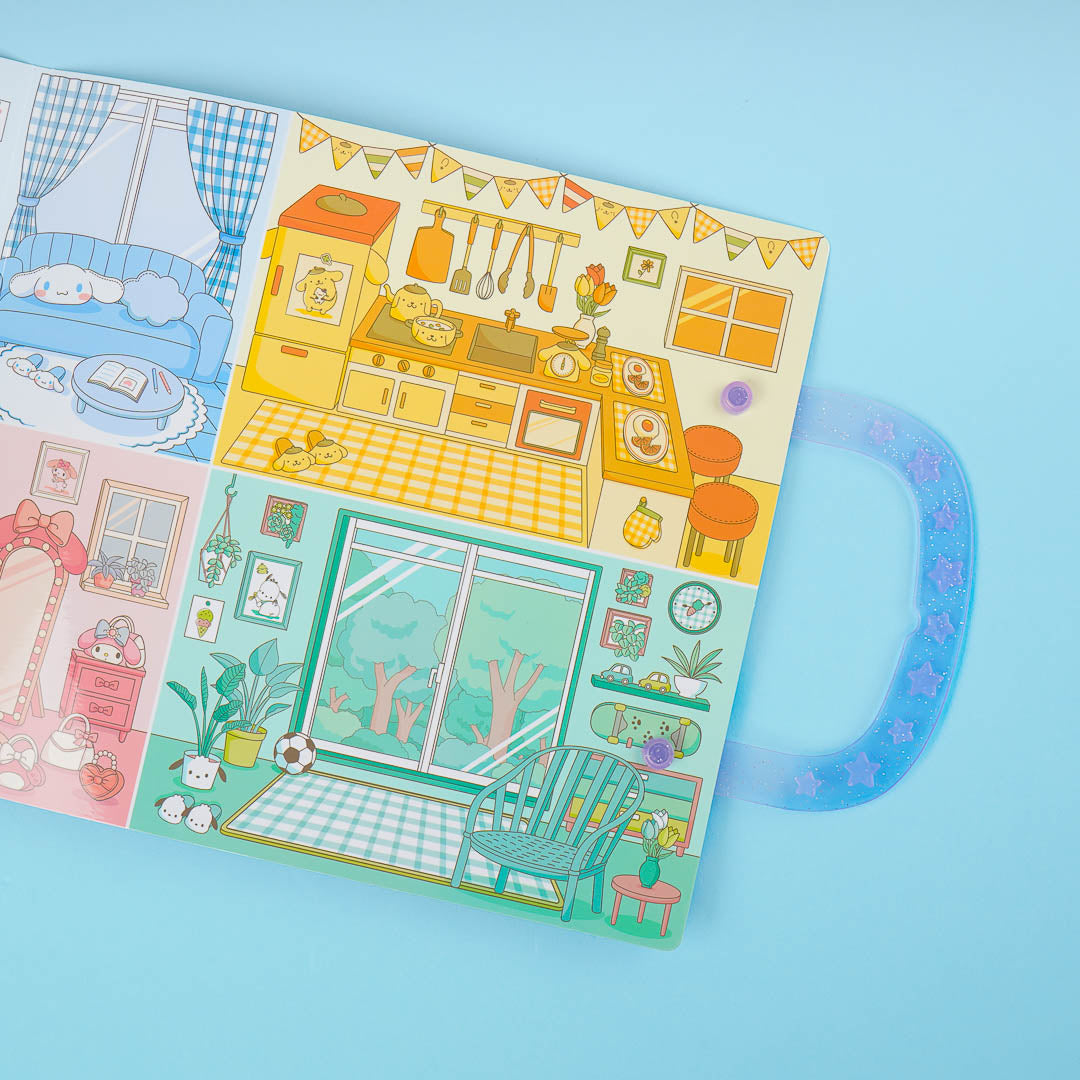 Sanrio Characters Bedroom Play Sticker Set