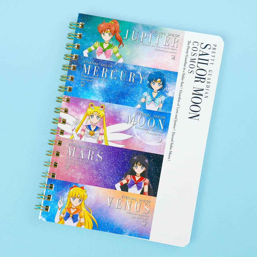 Sailor Moon B6 Spiral Notebook - Inner Sailor Guardians