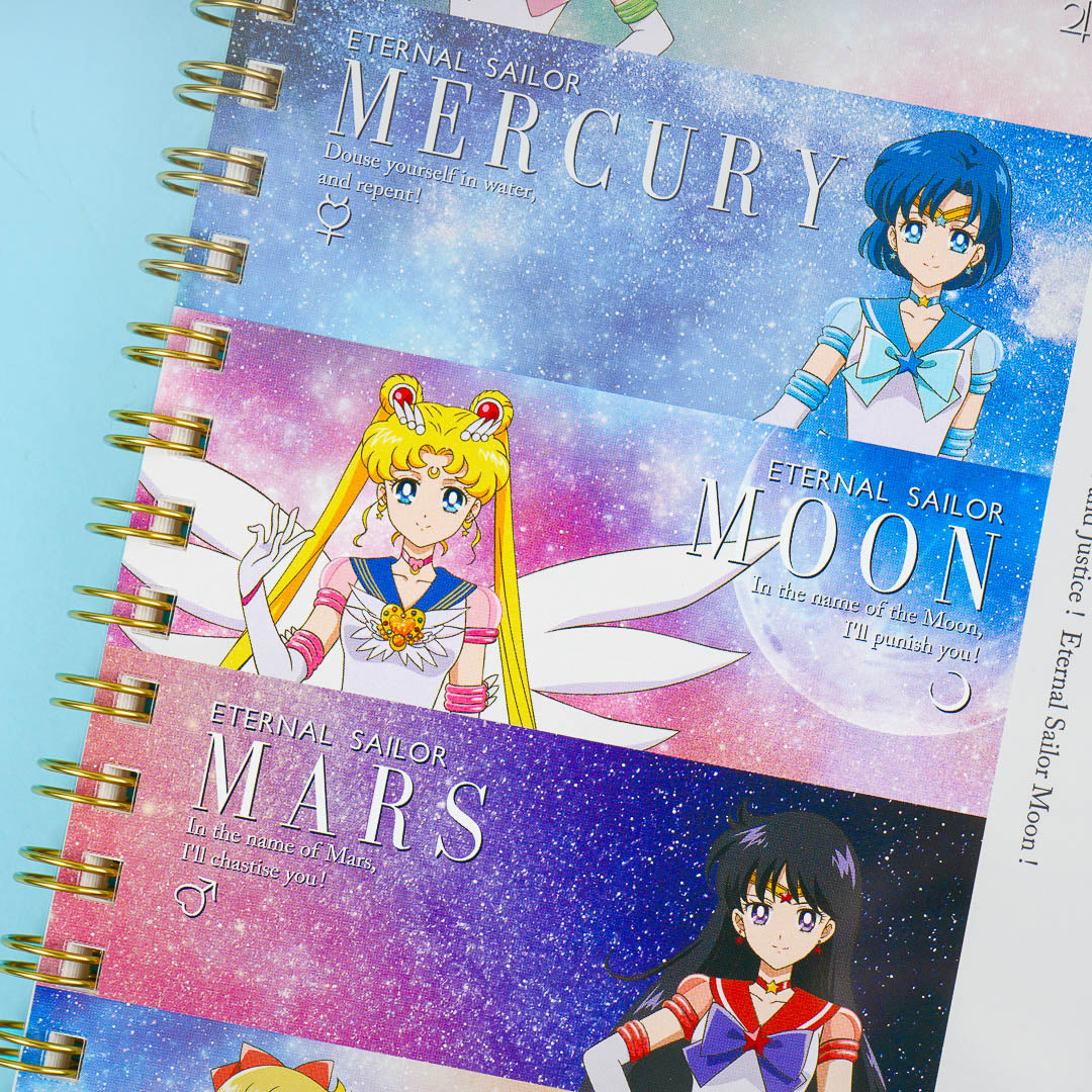 Sailor Moon B6 Spiral Notebook - Inner Sailor Guardians