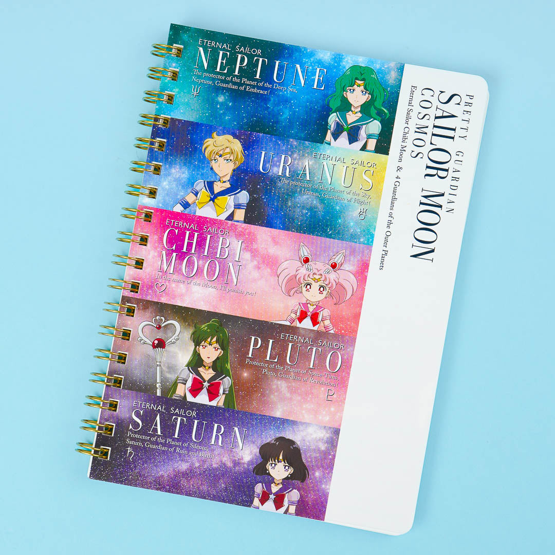 Sailor Moon B6 Spiral Notebook - Outer Sailor Guardians