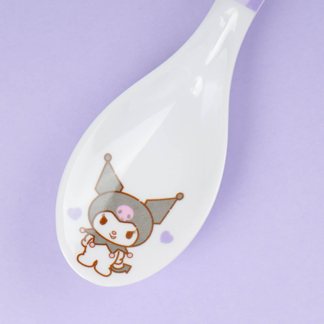 Kuromi Gingham Melamine Spoon