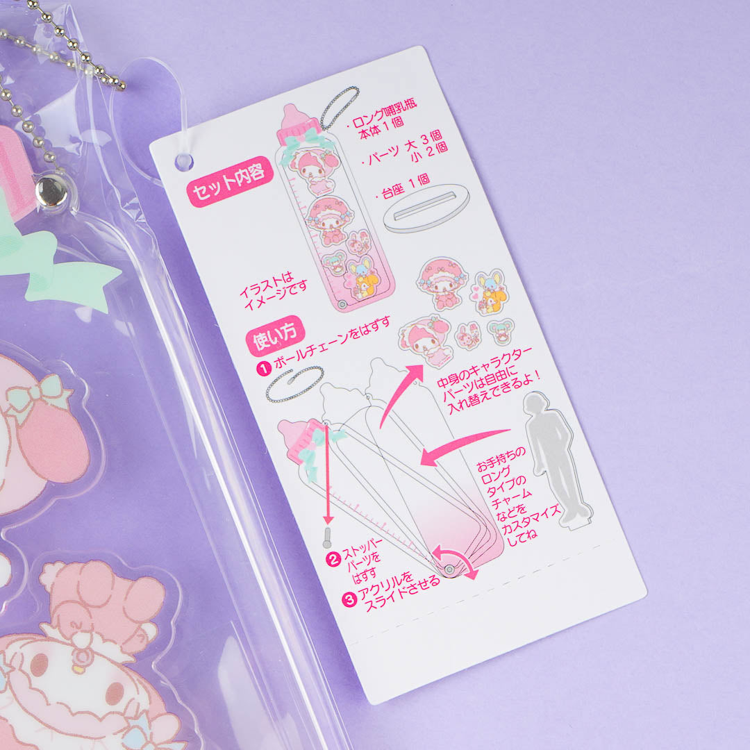 My Melody & Friends Baby Bottle Custom Charm With Stand