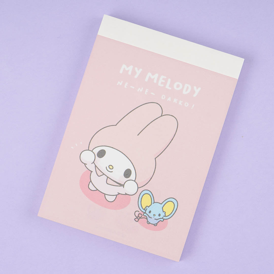 My Melody Ne Ne Dakko Mini Memo Pad