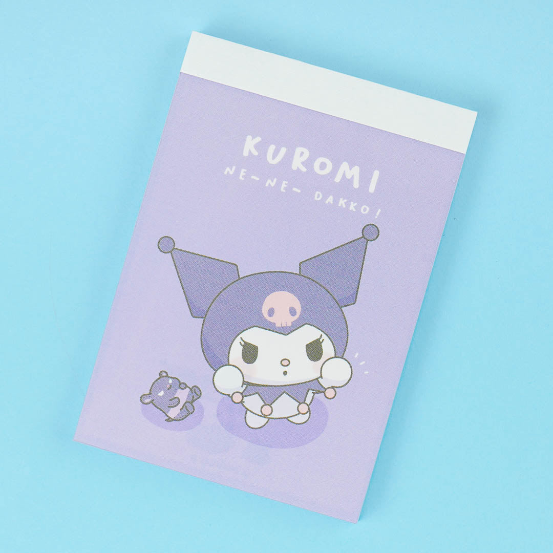 Kuromi Ne Ne Dakko Mini Memo Pad