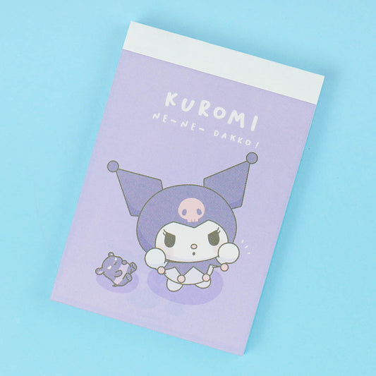 Kuromi Ne Ne Dakko Mini Memo Pad