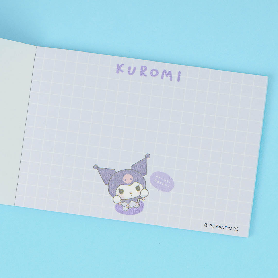 Kuromi Ne Ne Dakko Mini Memo Pad