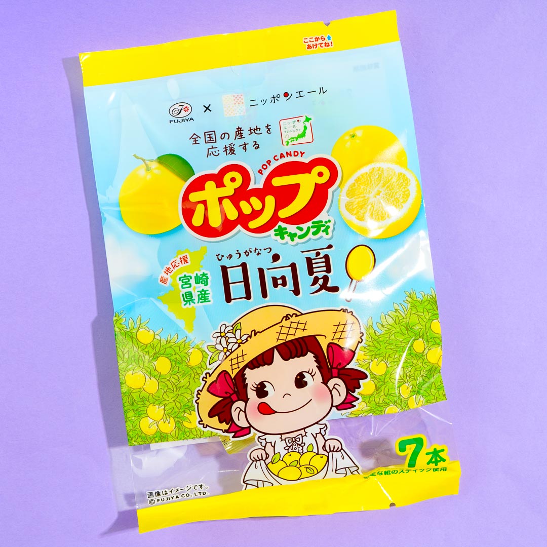 Fujiya Peko-Chan Hyuganatsu Citrus Pops