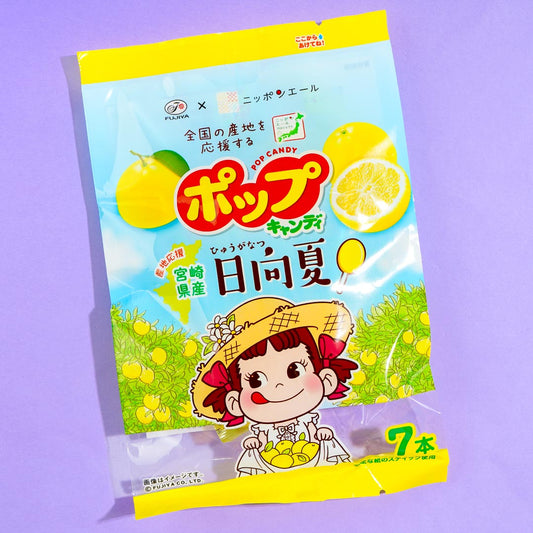 Fujiya Peko-Chan Hyuganatsu Citrus Pops