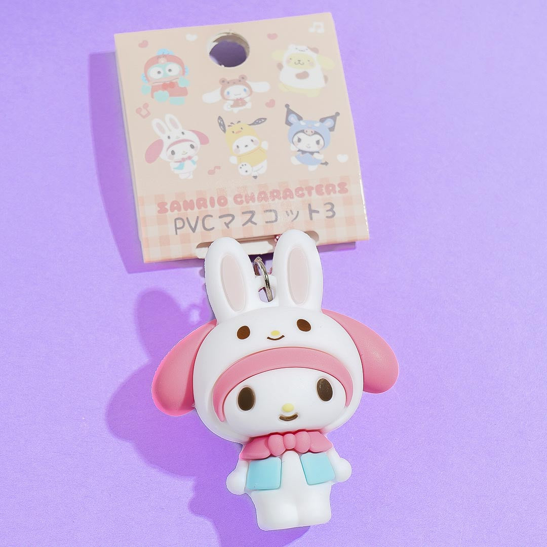 My Melody Dress Up Figure Keychain