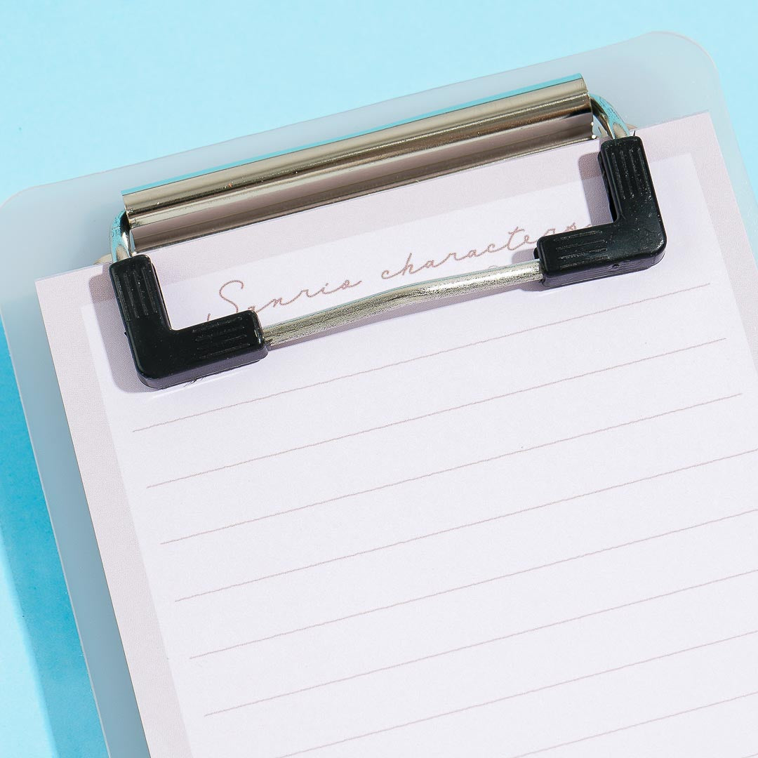 Sanrio Characters Chubby Faces Clipboard Memo Pad