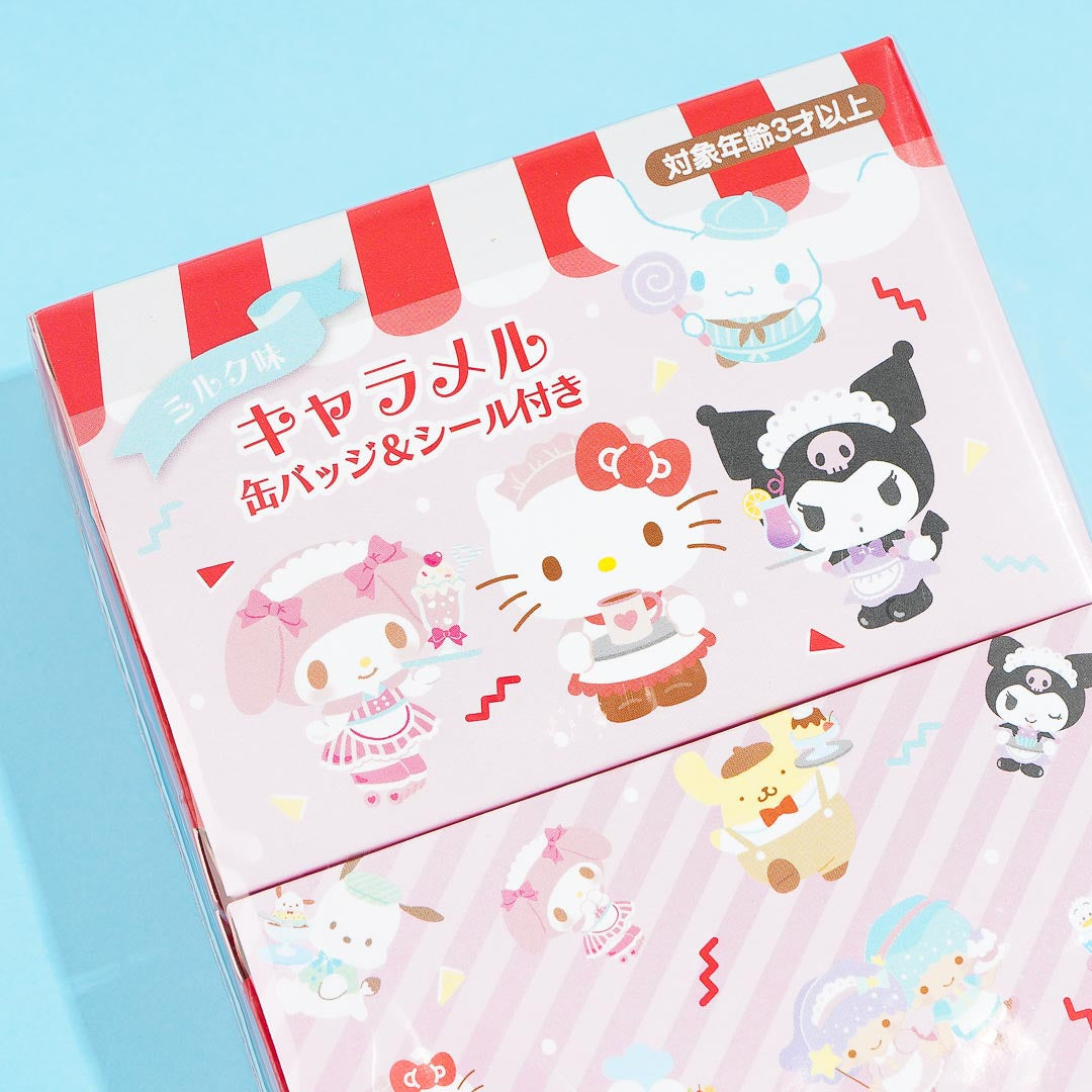 Sanrio Characters Cafe Secret Can Badge With Candy