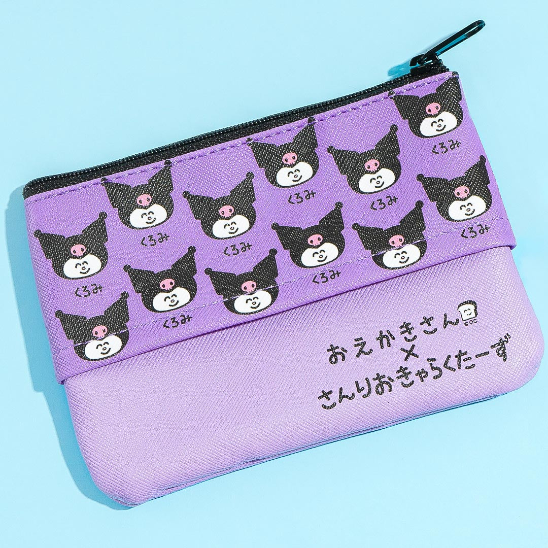 Kuromi x Oekaki-San Pocket Tissue Pouch