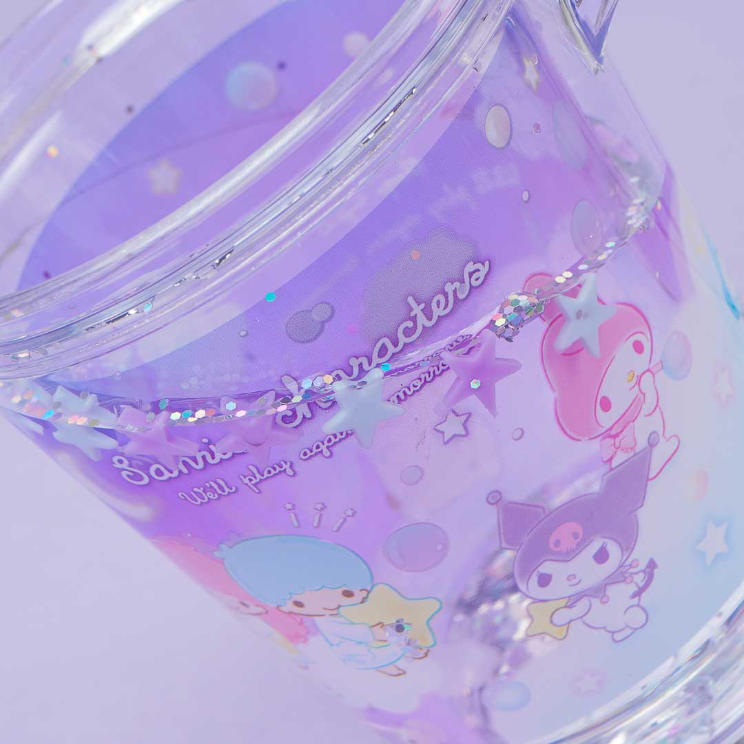 Sanrio Characters Starry Sparkling Water Cup