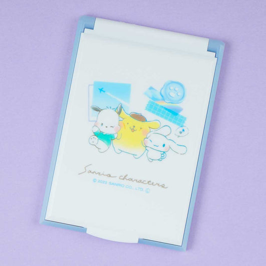 Sanrio Characters Happy Trio Folding Vanity Mirror