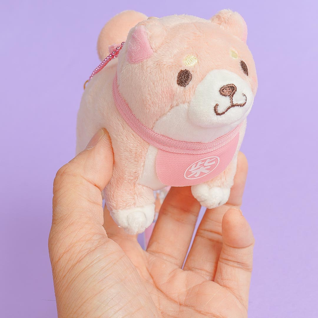 Chuken Mochi Shiba Plushie Charm - Sakura