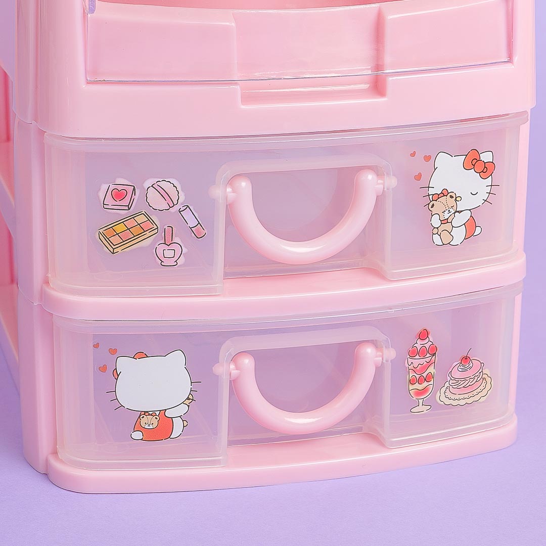 Hello Kitty Makeup & Dessert Multi-Storage Drawer Chest